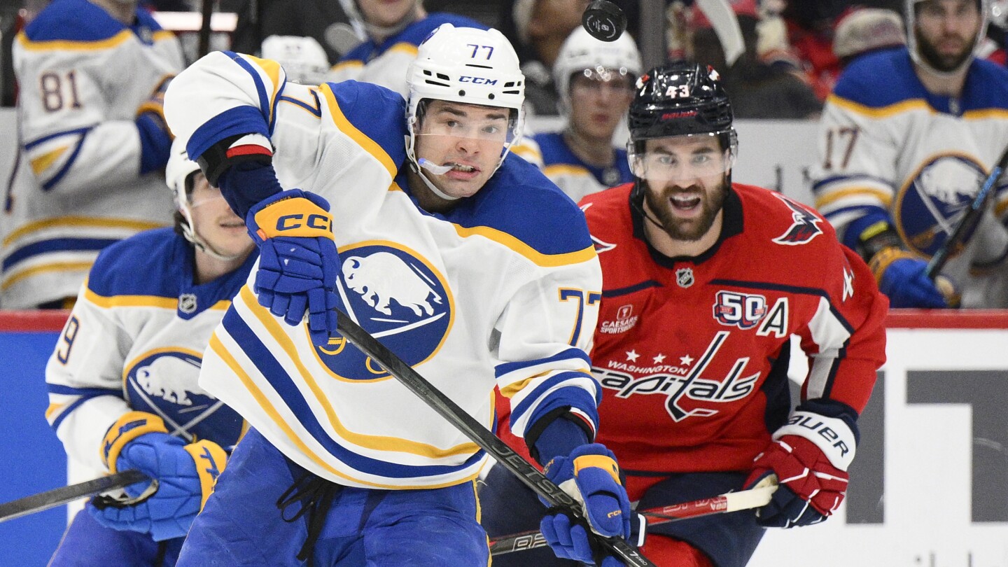 Sabres trade Peterka to Mammoth for Kesserling and Doan