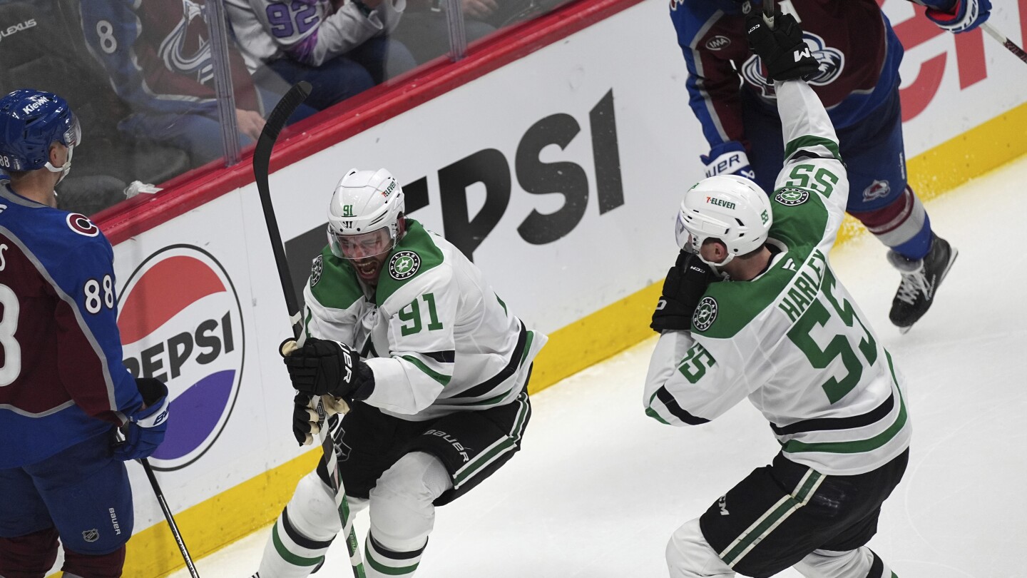 Tyler Seguin scores in OT as Stars withstand late double-minor penalty to beat Avalanche 2-1