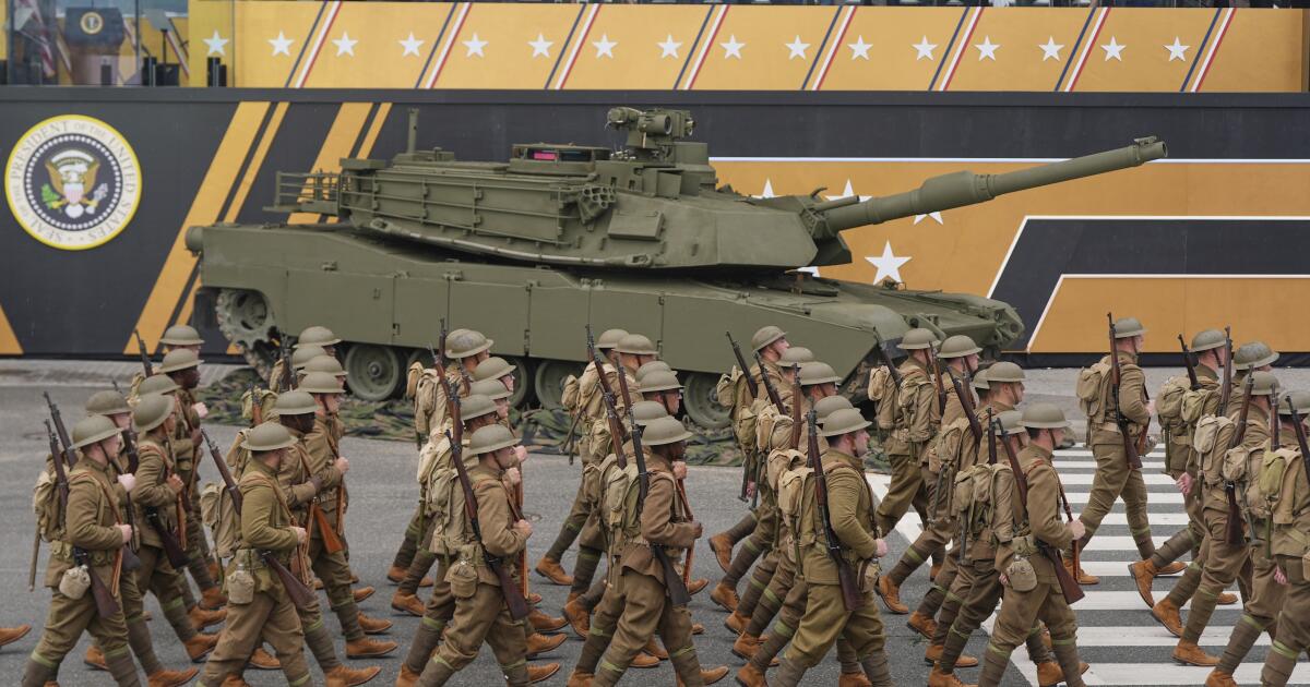 Trump military parade marks Army's 250th anniversary amid nationwide 'No Kings' protests