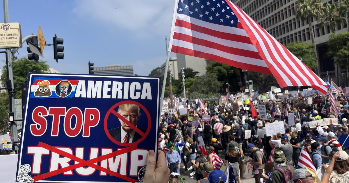 Here are all the 'No Kings' demonstration locations in Los Angeles on Saturday