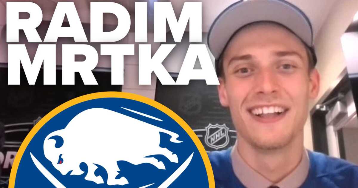 Buffalo Sabres select towering defenseman Radim Mrtka with 9th pick in NHL Draft
