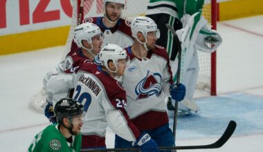 MacKinnon scores two as Avalanche open NHL playoffs with 5-1 win over Stars