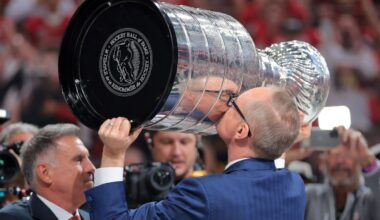 Stanley Cup damaged as the Florida Panthers celebrate a second straight championship
