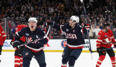 Olympics hockey USA US Canada 4 Nations Face-Off...