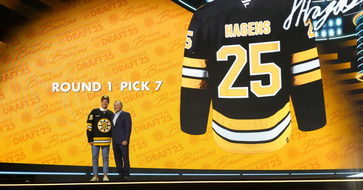 Who did the Bruins choose in the 2025 NHL Draft?