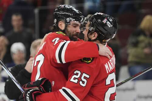 Retiring Hawks offer words of wisdom for younger teammates