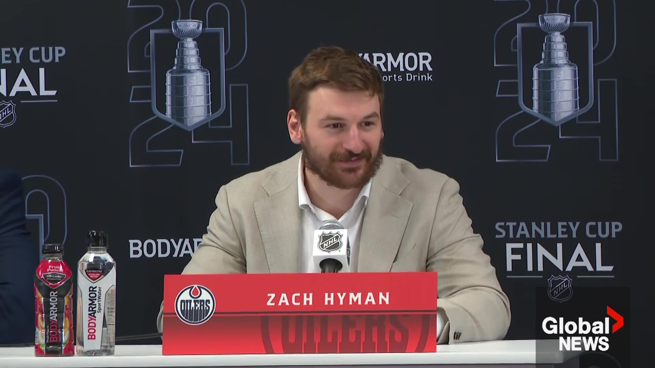 Click to play video: '‘We’re nowhere without the fans:’ Edmonton Oilers winger Zach Hyman ahead of Game 7'