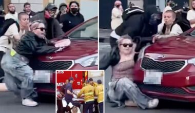 Chaotic video captures moment fed-up driver runs over 'No Kings' protester in Los Angeles