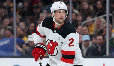 New Jersey Devils v Boston Bruins