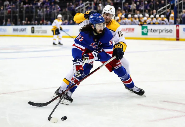 NHL: Nashville Predators at New York Rangers