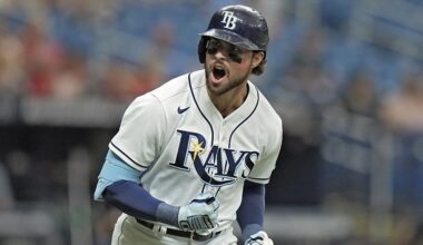 Josh Lowe was one of three Rays to hit home runs on Wednesday. (AP File Image)