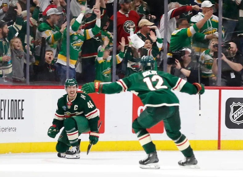 NHL: Stanley Cup Playoffs-Vegas Golden Knights at Minnesota Wild