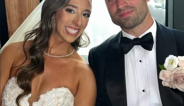 Katie Gaudreau, the sister of Johnny and Matthew Gaudreau, tied the knot this weekend
