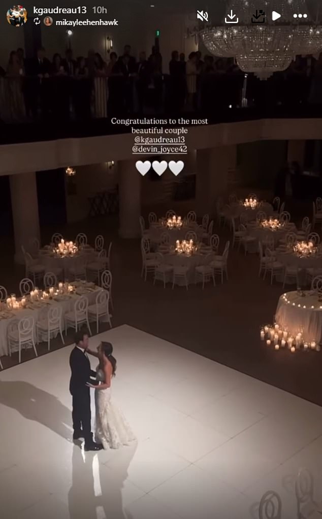 The couple then went to Philadelphia for a reception to celebrate their union