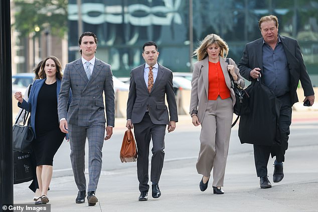 Alex Formenton arrives at the London Courthouse, in London, Ontario, Canada on Thursday