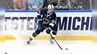 Charlie Cerrato's decision to play ice hockey instead of football results in NHL dream with Carolina Hurricanes