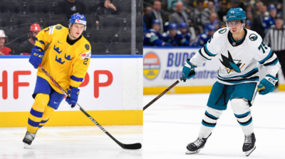 San Jose Sharks trade Danil Gushchin to Colorado Avalanche for forward Oskar Olausson