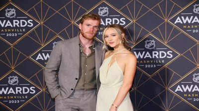 NHL’s sweethearts Connor McDavid and Lauren Kyle's love story is straight out of a storybook romance; celebrate one year together