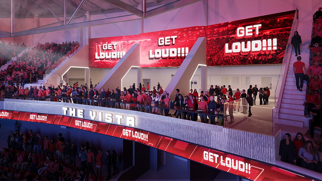 The 300 level of the Lenovo Center will have a new "state-of-the-art view bar," replacing seating sections 317-319.