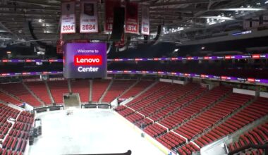 Lenovo Center renovations Home of Carolina Hurricanes and NC State Wolfpack basketball getting an overhaul