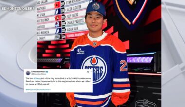 Hermosa Beach native Aidan Park stops by NHL Draft as a fan, gets picked by Edmonton Oilers