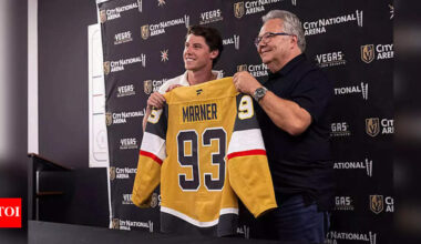 Mitch Marner signs with Vegas Golden Knights, shares his goals and journey from Toronto Maple Leafs in first press conference | NHL News