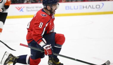 How close is Alex Ovechkin to breaking Wayne Gretzky's NHL career goals record?