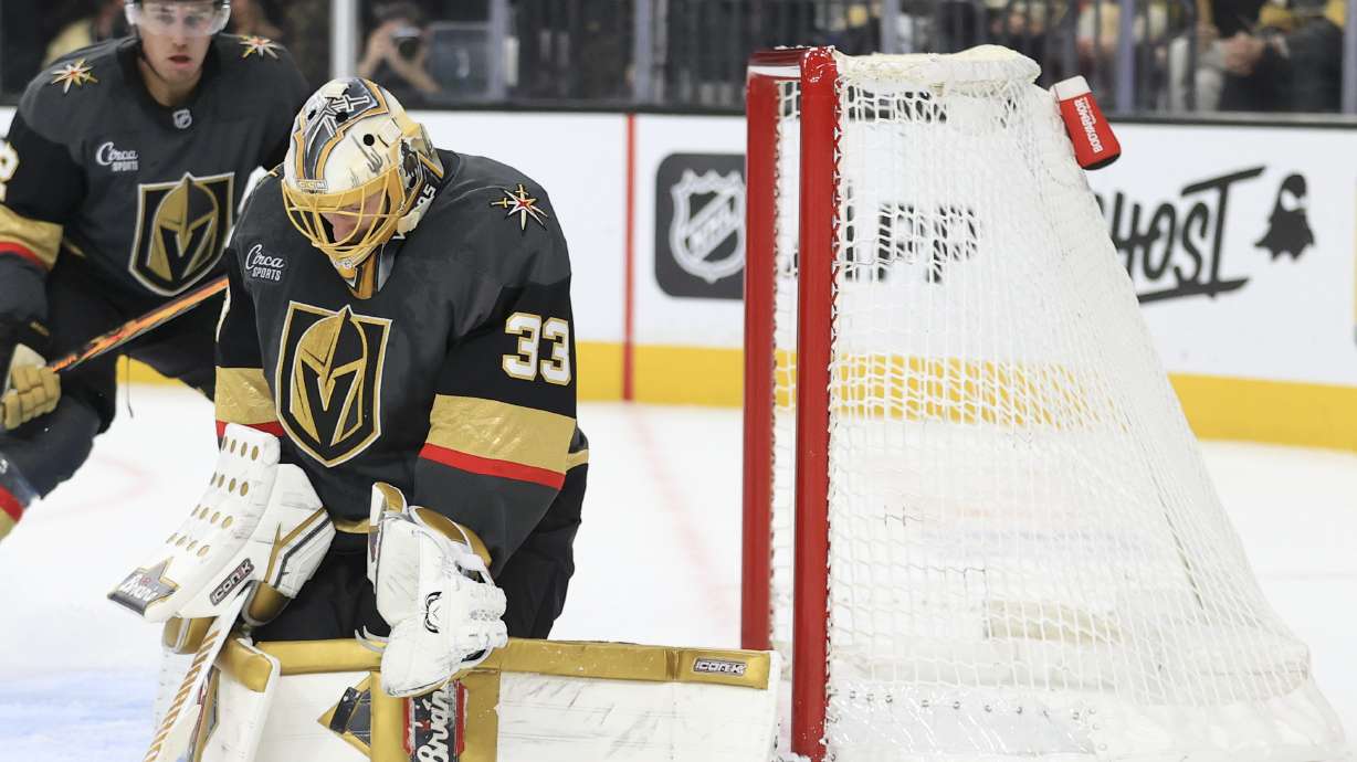 Vegas Golden Knights sign goalie Adin Hill to a 6-year, $37.5 million contract extension