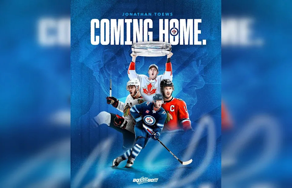 The Winnipeg Jets announced Friday that Jonathan Toews is signing a one-year contract with the team for the 2025-26 season.