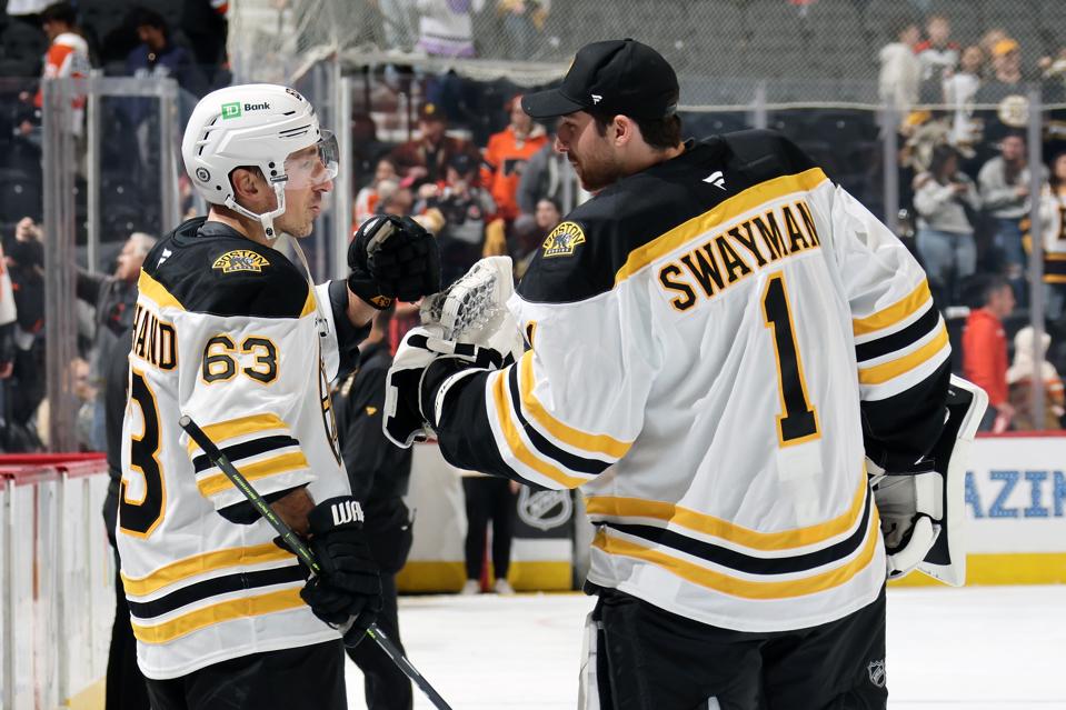 Brad Marchand Jeremy Swayman