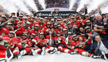 Florida Panthers make history with 2025 Stanley Cup engraving after back-to-back wins | NHL News