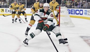 Wild's top line more than the Golden Knights can handle through first 2 games