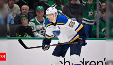 NHL Injury Update: Blues’ Colton Parayko to miss at least six weeks due to a knee injury sustained in a game against the Kings | NHL News