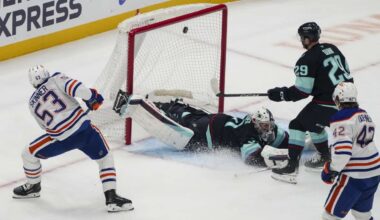 Oilers use fast start to beat the Kraken 4-2 for their 3rd straight victory