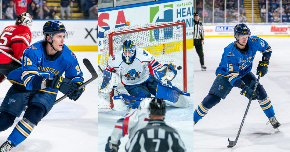 Springfield Thunderbirds | Blues Sign Luff, Zherenko, Skinner