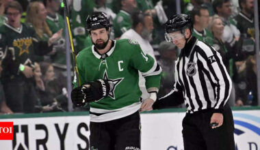 “A dirt bag”: Fans call for suspension as Jamie Benn fined for controversial cheap shot on Mark Scheifele in Game 5 | NHL News