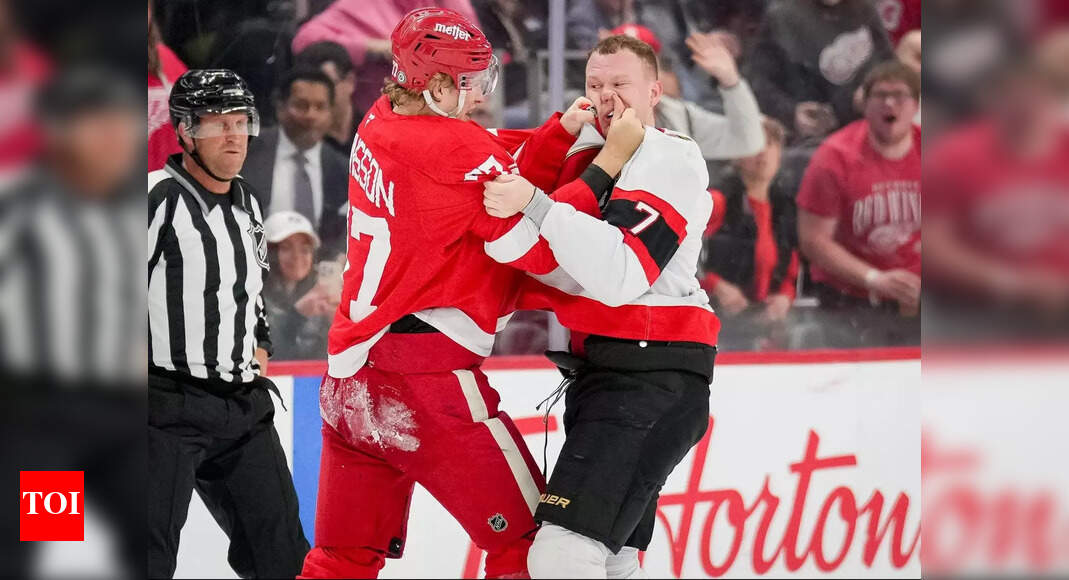 "Gets rolled by a guy half his size": Brady Tkachuk and Simon Edvinsson's fight sparks mixed reactions from NHL fans | NHL News