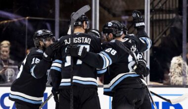 'We'll never quit': Utah Hockey Club is still believing after 3-1 win over Calgary