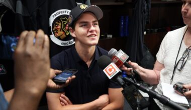 Chicago Blackhawks, top pick Anton Frondell reach 3-year deal