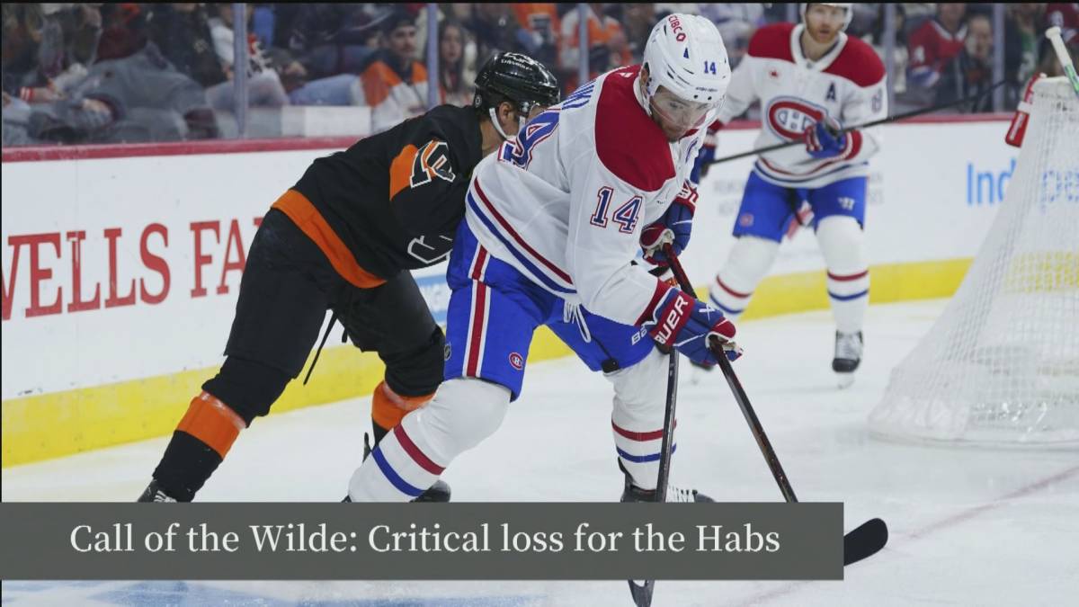 Click to play video: 'Call of the Wilde: A critical loss for the Habs'