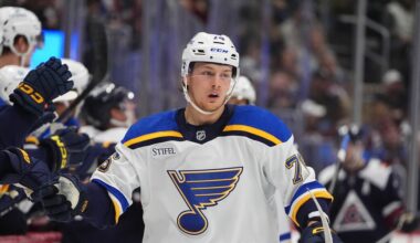 Bolduc, Thomas spark Blues to 12th consecutive victory, 5-4 over Avalanche