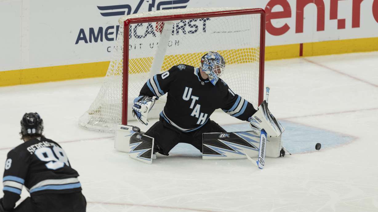 Utah Hockey Club goalie Karel Vejmelka wants to stick around for the long haul