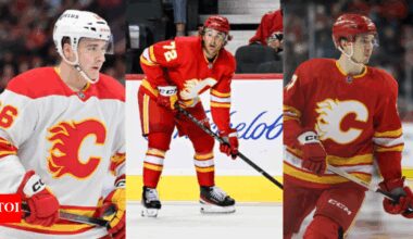 Rory Kerins, Yan Kuznetsov, and Jeremie Poirier re-signed as Calgary Flames put trio on notice in high-stakes season | NHL News