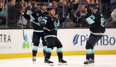 Schwartz, Kakko lead Kraken to 5-2 win over Utah