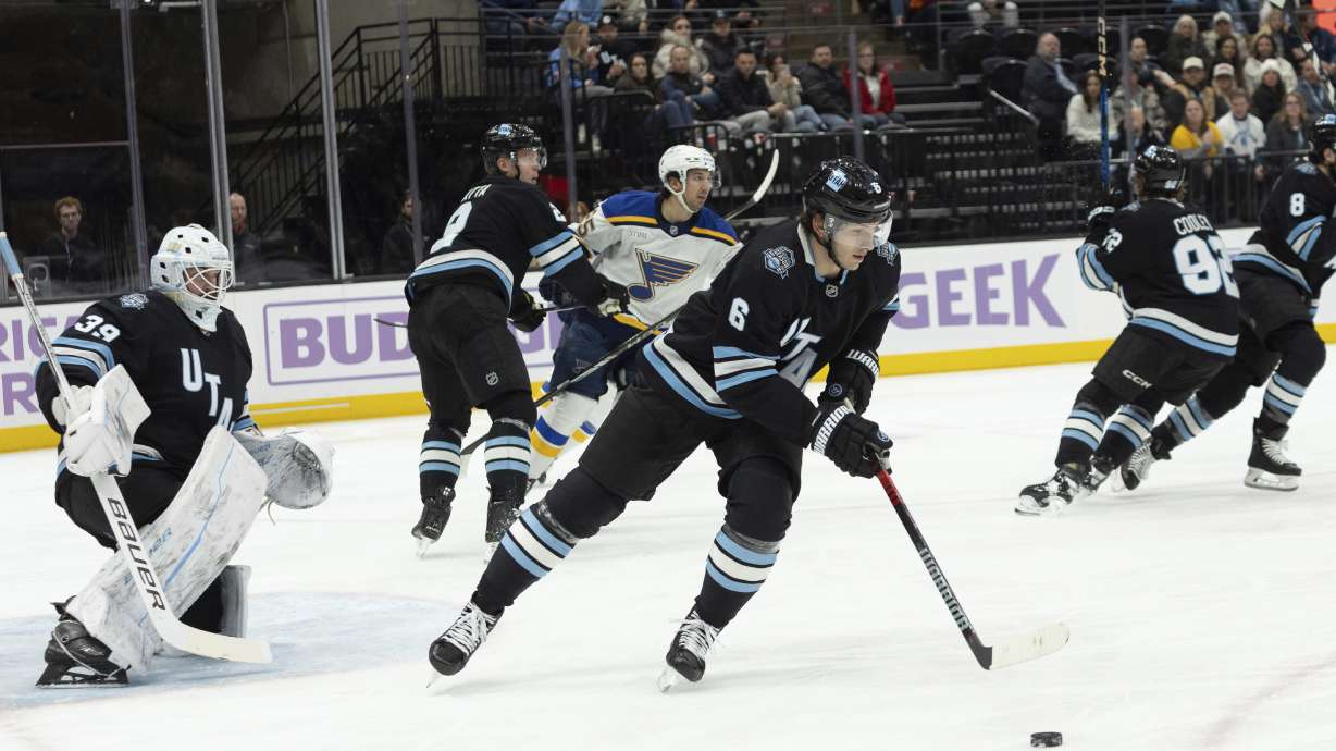 John Marino came to the rescue for Utah Hockey Club with Mikhail Sergachev out