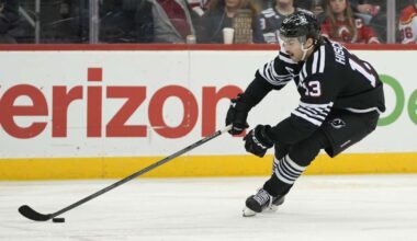 Nico Hischier records 1st career hat trick to lead Devils over Predators 5-2