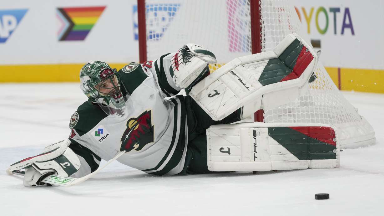 Marc-Andre Fleury makes 36 saves as the short-handed Wild beat the Sharks 3-1