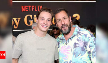 Boston Bruins draft choice James Hagens meets Adam Sandler after legendary draft night surprise | NHL News