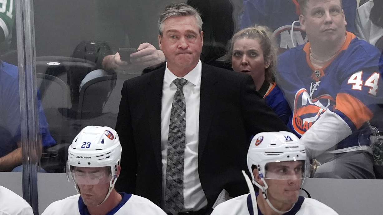 Islanders coach Patrick Roy returns to Colorado and the building where his retired number hangs