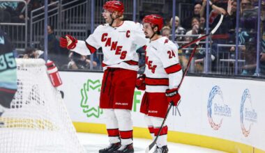 Jarvis stars as the Hurricanes beat the Kraken 4-1 for their 3rd straight win
